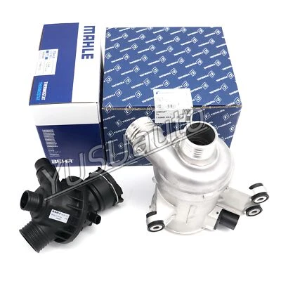 PIERBURG Electric Water Pump&MahleThermostat For BMW 335i 535i 640i X3 X4 X5 X6 - Image 1 of 4