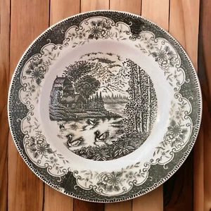 Japan dekorative Porzellan umrandet 8" Suppenschüssel H79-4/1  - Bild 1 von 5