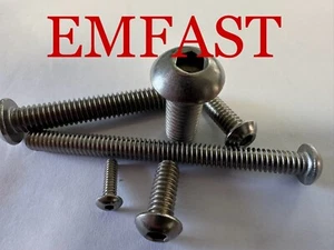 6/32 8/32 10/24 3/16 1/4 5/16 3/8 UNC Socket button head screw stainless steel - Picture 1 of 13