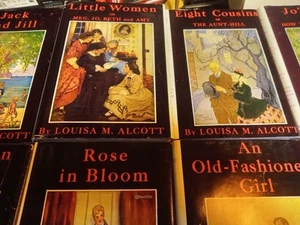 Little Women Alcott Book Lot 8 Orchard.House 1900's NM. - Picture 1 of 24