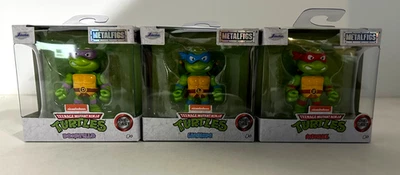 Teenage Mutant Ninja Turtles Metalfigs Jada TMNT 2.5" Juego de 3 ~ ¡Nuevo! Foto 1 de 3