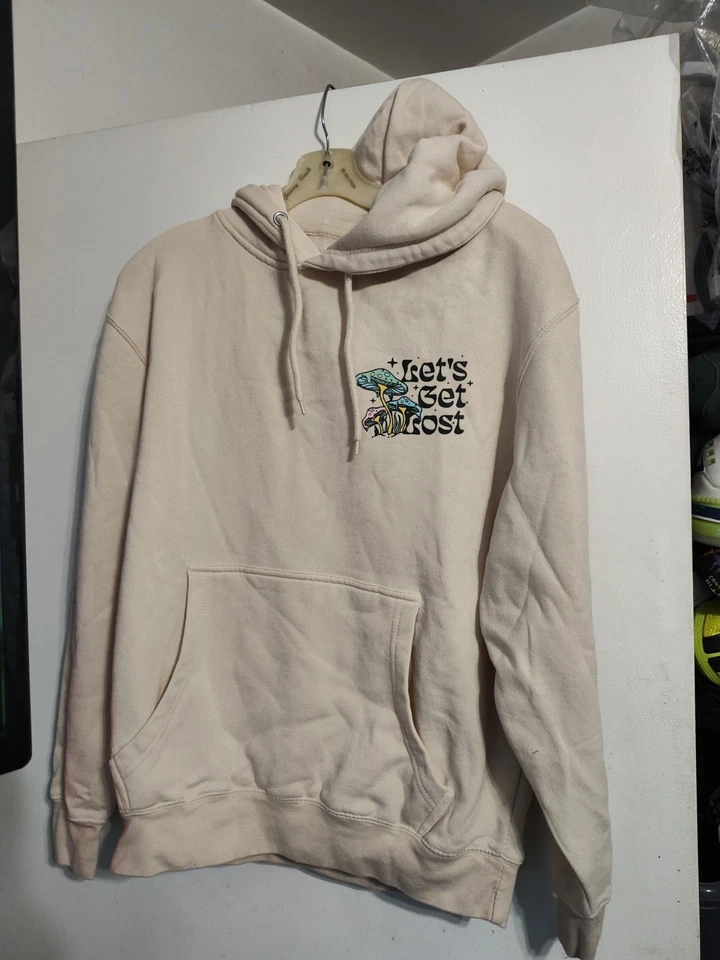 LET'S GET LOST-MUSHROOM TEMED-BEIGE SUDADERA CON CAPUCHA-ADULTO TALLA MEDIANA UNISEX Foto 1 de 4