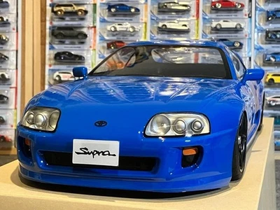 Tamiya Toyota Supra Brillante Azul Pintado Repuesto RC Cuerpo Solo 1/10 Car S... - Imagen 1 de 4
