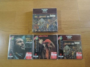 Marvin Gaye PROMO BOX + 3 Japan Mini LP CD Set Sealed Condition Motown - Picture 1 of 7