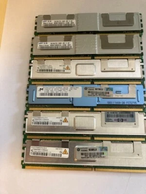 3GB PC2-5300F DDR2-667MHz ECC Reg Server RAM Memory HP Samsung Micron 414470 - Image 1 of 4