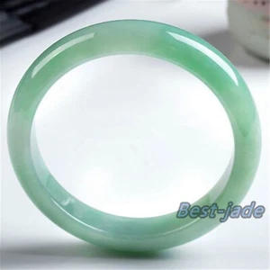 Wholesale 52-75mm green jade Bangle Greenjade bracelet Lady jewelry gift jadeite - Picture 1 of 6