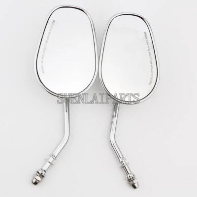 Chrome Rearview Side Mirrors For Harley Sportster 883 1200 48 XL1200N XL1200C - Imagem 1 de 4