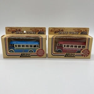 LLEDO Days Gone Vintage England Bus (lot Of 2) - Picture 1 of 7