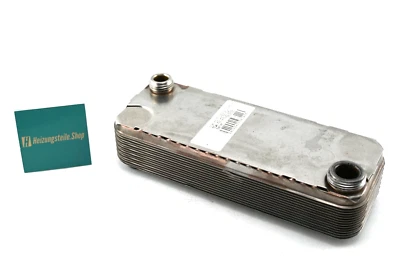 Wolf Warmwasser Wärmetauscher Plattenwärmetauscher GB GU GG-2EK 2900240 #2 - Bild 1 von 4