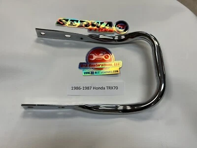 1986-1987 Honda TRX70 Chrome OEM reproduction Serwa Grab Bar - Image 1 of 2