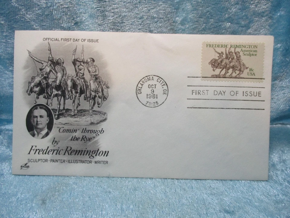 1981 Frederic Remington First Day of Issue - Image 1 of 1