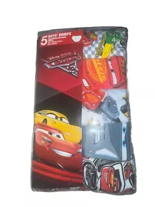 Disney Pixar McQueen Cars Unterwäsche Unterhosen Jungen 5er Pack Slips Gr. 4 - Bild 1 von 3