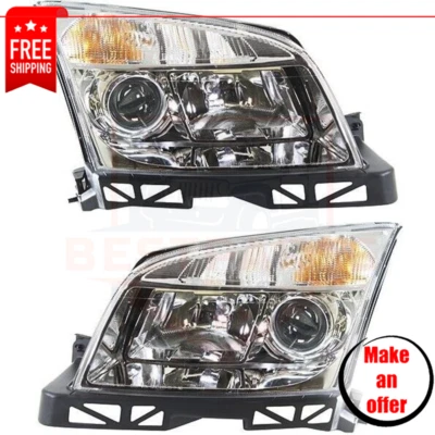 Juego de faros FO2502235 FO2503235 2 piezas lente transparente para Mercury Milan 2006-2009 Foto 1 de 4