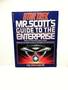 STAR TREK MR SCOTT'S GUIDE TO THE ENTERPRISE Johnson Sci Fi Book Star Fleet - Picture 1 of 4