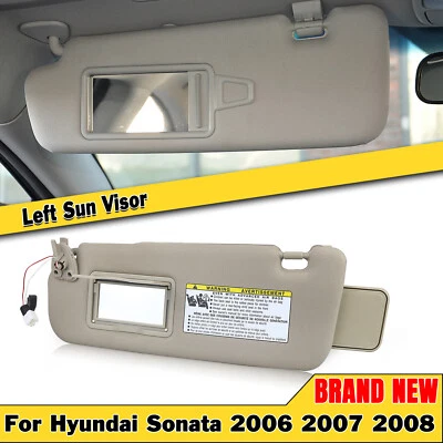 For 2005-2010 Hyundai Sonata Beige Left Side Sun Visor  1 Set - Image 1 of 4