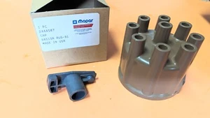 MOPAR NOS Tan Distributor Cap USA & Rotor Plymo Dodge Chry 383 340 318 440 360 - Picture 1 of 3