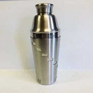 OGGI Dial a Drink Stainless Steel Recipe Cocktail Shaker 34 oz - Picture 1 of 8