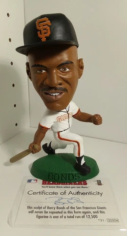 LOOSE 1998 Ltd. Ed. /12500 HeadlinersXL Barry Bonds San Fran Giants Figure w/COA Cover
