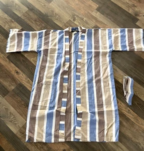 KIMONO Bata a Rayas Hombre o Mujer Talla Única - Hecha en EE. UU. - Imagen 1 de 16