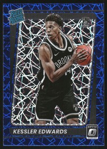 2021-22 Donruss Optic Blue Velocity #154 Kessler Edwards