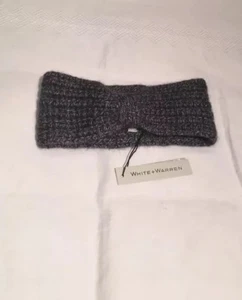WHITE & WARREN Knotted Headband - Picture 1 of 3
