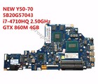 LA-B111P For Lenovo Y50-70 Intel i7-4710HQ 2.50GHz CPU GTX 860M 4GB Motherboard