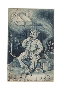 Alemania Primera Guerra Mundial Comedia Ejército Alemán Propaganda Adolf Gartner im Osten Postal Lote 1 - Imagen 1 de 1
