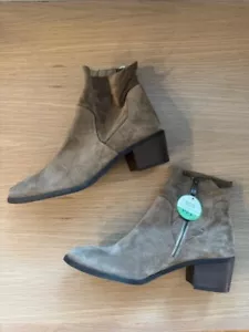 Neu ohne Karton Paul Green Nicole Wildleder Leder Bootie Größe 9 (US) 6,5 (AU) - Bild 1 von 10