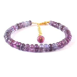 Top Quality Alexandrite Bracelet, Color Change Alexandrite Bracelet 7 Inches - Picture 1 of 3