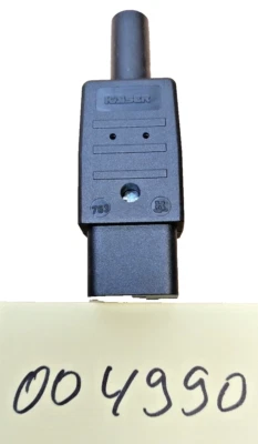 Kaiser Kaltgeräte Kupplung C19 763 Kaltgeräte Stecker C19 schwarz 16A - Bild 1 von 4