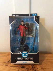 New Mcfarlane DC Multiverse Robin (Gotham Knights) 7" Action Figure In Hand - Picture 1 of 5