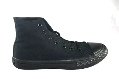 CONVERSE CHUCK TAYLOR ALL STAR  3S121 BLACK MONO  CANVAS CASUAL SHOE LITTLE KIDS - Image 1 of 4