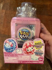 Pikmi Pops Pick Me Cheeki Puffs Scented Shimmer Puff Plush Crown Cheeky - Picture 1 of 7