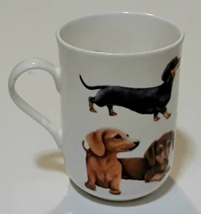 Maxwell & Williams Mug Fine Bone China Pets Dachsund By Katherine Castle - Picture 1 of 4