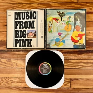 The Band: Music From Big Pink LP Vinyl US Capitol OG 1968 Pressing VG/G+ - Imagen 1 de 4
