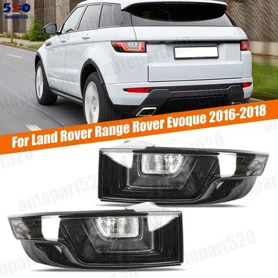 For LAND RANGE ROVER EVOQUE L538 2016-2018 LED SMOKED Rear Tail Lamp PAIR UK - Image 1 of 4