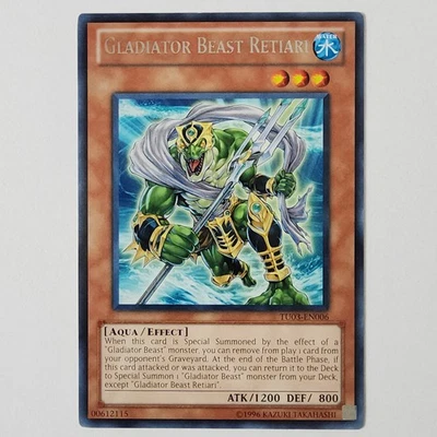 Gladiator Beast Retiari - TU03-EN006 - LP - Rare - Unlimited - Yugioh - Image 1 of 2