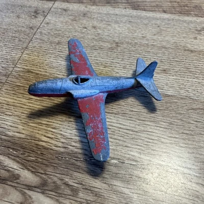 Avión fundido a presión vintage años 50 TootsieToy Lockheed P-80 Shooting Star #485004 3,5" Foto 1 de 4