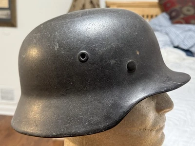 Original WW2 German M40 Heer SD Helmet W/liner (NS68) - Image 1 of 4