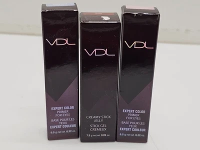 VDL Lot of 3 Eye Primer & Stick Jelly Serenity Original Gretel NIB Expired - Image 1 of 4