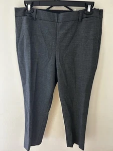 NWT Women’s Talbots Chatham Ankle Pants Size 16P Petite Gray Career Office - Picture 1 of 3