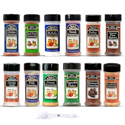 Spice Supreme Variety Pack - 12 Piece Spice and Seasoning Set - Image 1 of 4