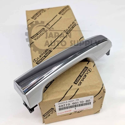 OEM GENUINE LEXUS 10-14 GX460 SILVER 1G1 OUTER REAR DOOR HANDLE 69210-60170-B0 - Image 1 of 4