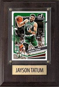 Jayson Tatum Boston Celtics 2025 2024 Donruss Score Prizm Topps 4x6 Gift Plaque - Picture 1 of 5