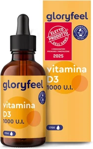Vitamina D3 1000 UI per Goccia, 50Ml (1700 Gocce), Eletto PRODOTTO DELL'ANNO 202 - Foto 1 di 12
