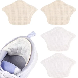 2 Pairs Shoe Heel Inserts Heel Protectors Comfortable Self Adhesive Shoe Inserts - Picture 1 of 11