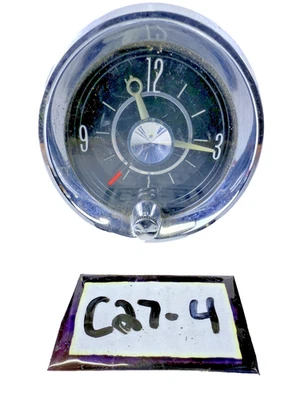 OEM 1961 1962 1963 1964 CADILLAC DEVILLE 60 SPECIAL ELDORADO DASH CLOCK C27-4 - Image 1 of 4