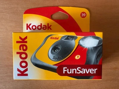 KODAK FUN SAVER DISPOSABLE CAMERA 39 EXPOSURES FLASH EXPIRES 2027 RRP £24*NEW* - Image 1 of 4