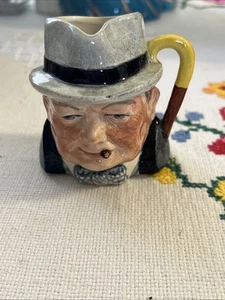 Jarra vintage Cooper Clayton Winston Churchill Toby - Imagen 1 de 4
