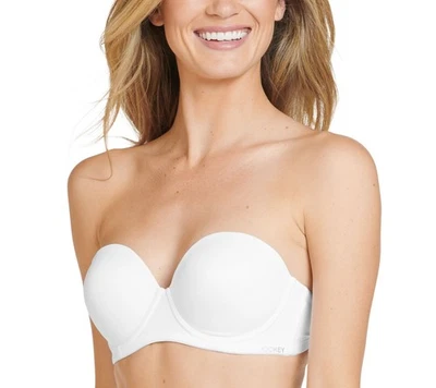 Jockey Women's Bra Sz 34C Multiway Strapless White A596545 - Image 1 of 4